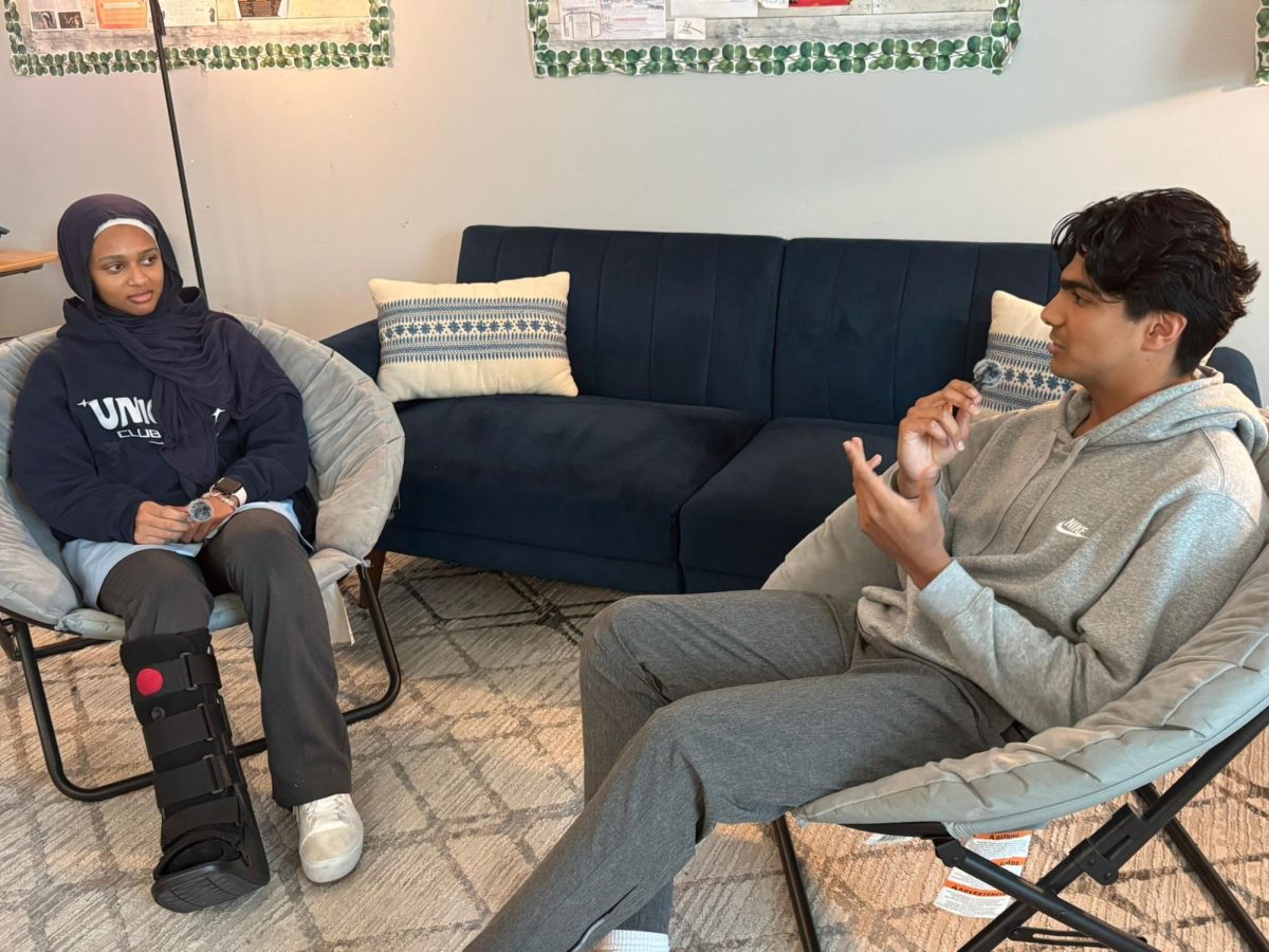 Alaa Tageldin and Shayan Iqbal during an exclusive interview with the BHA Post, set to be released in the near future. 