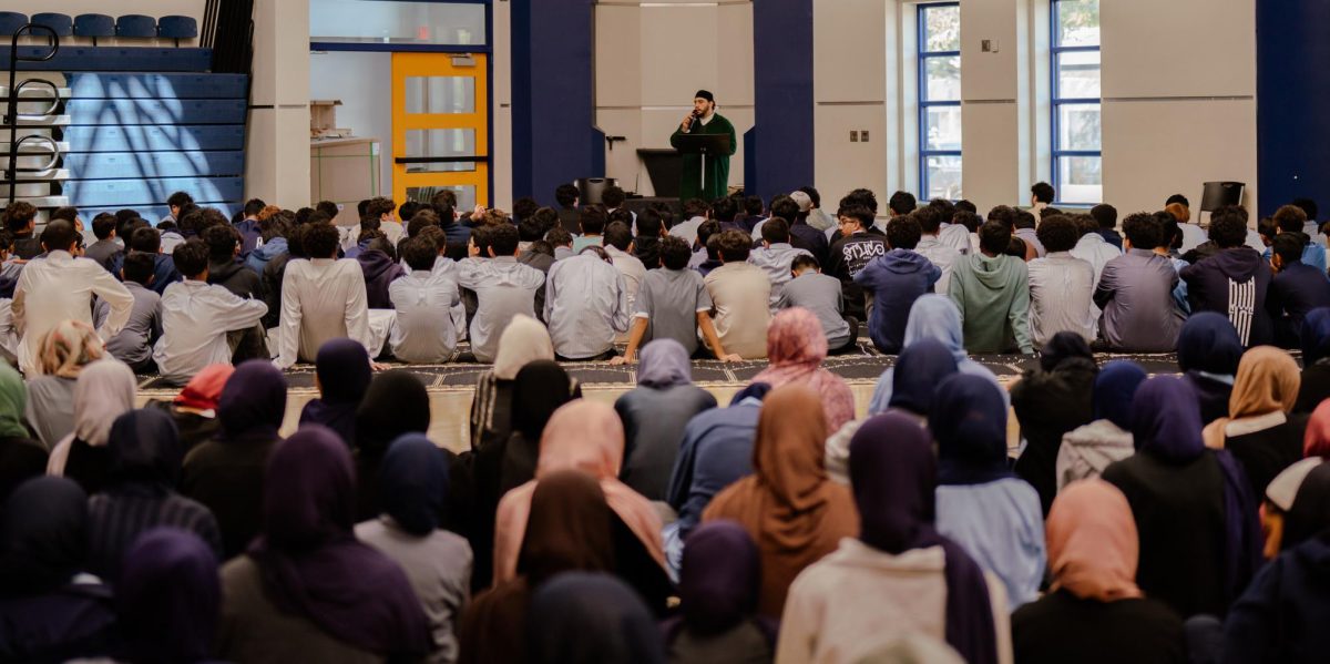 On Friday, girls wore abayas and boys wore thobes instead of their regular uniforms. (Photo by Ms. Sundus Khan)