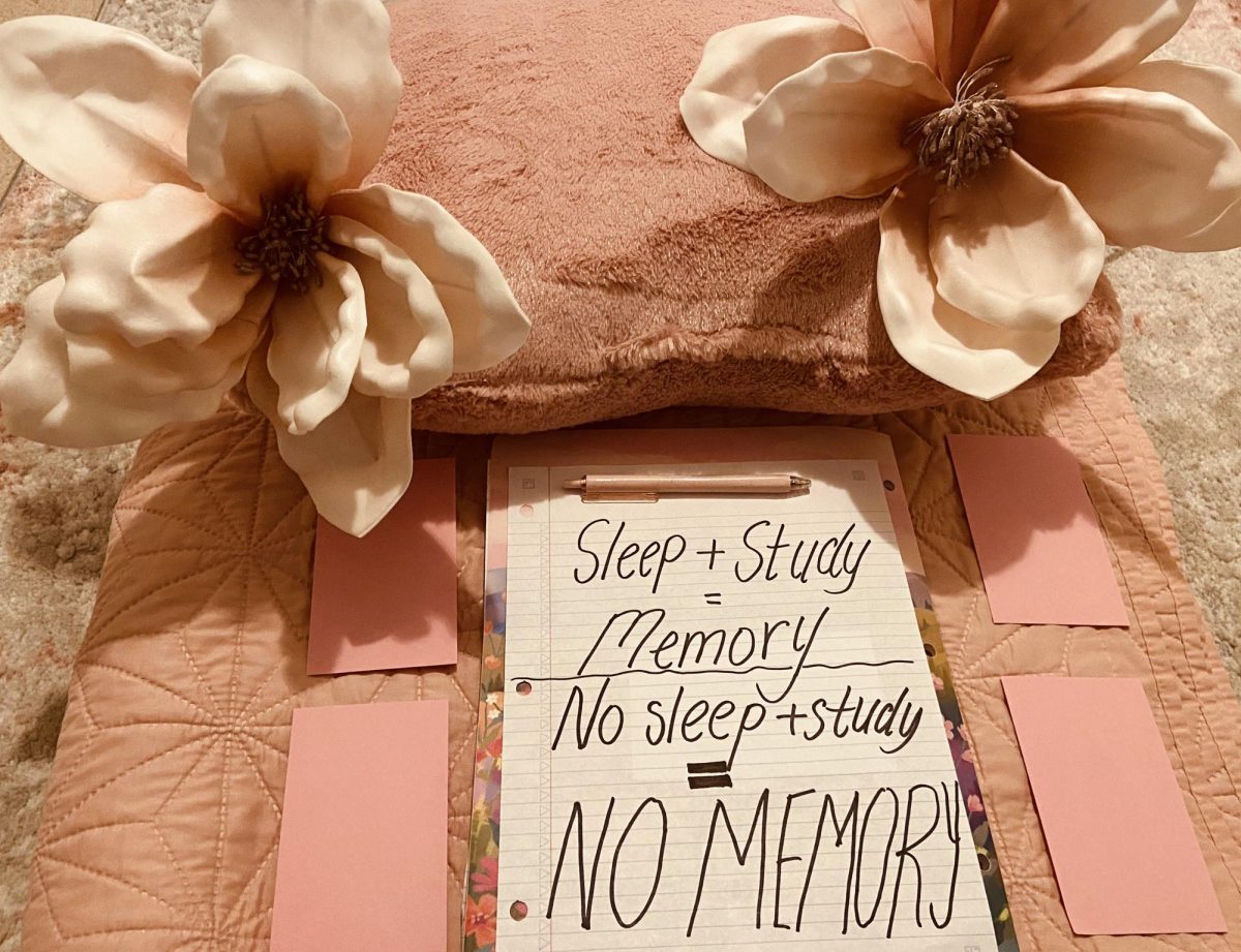 Getting enough sleep leads to memory retention.